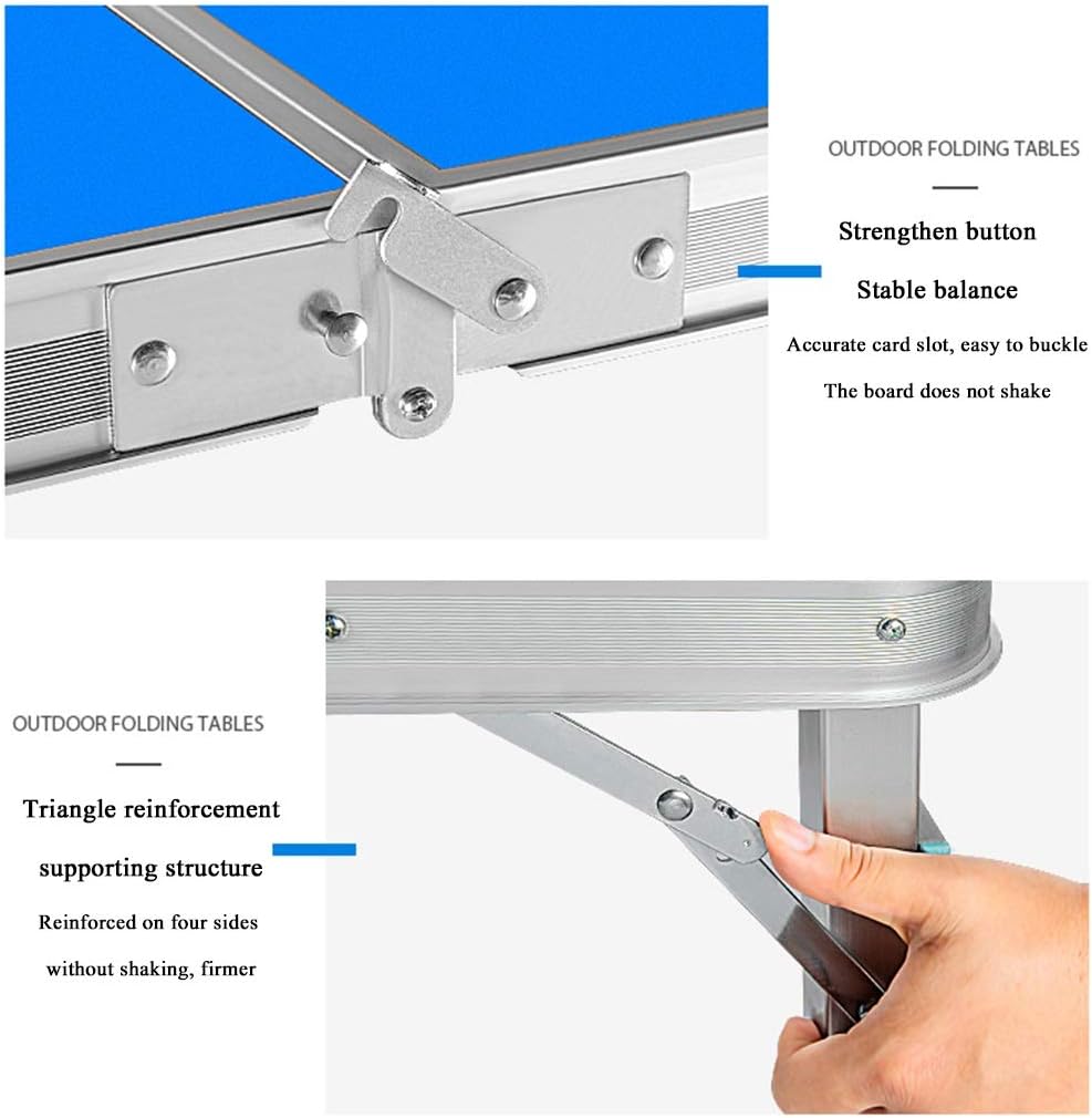 ZXQZ 折りたたみテーブル、ポータブル1.2Mテーブルキッチンダイニング